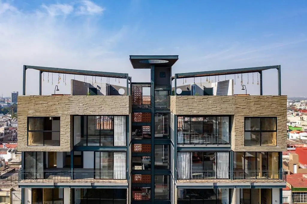 普埃布拉Penthouse Nuevo Con Terraza En Zona Centro Historico公寓 0*, 普埃布拉